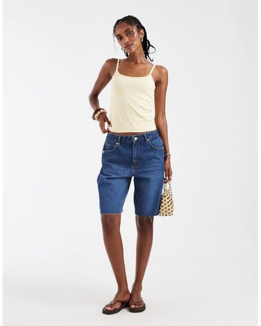 Hollister White Reversible Square Neck Cami