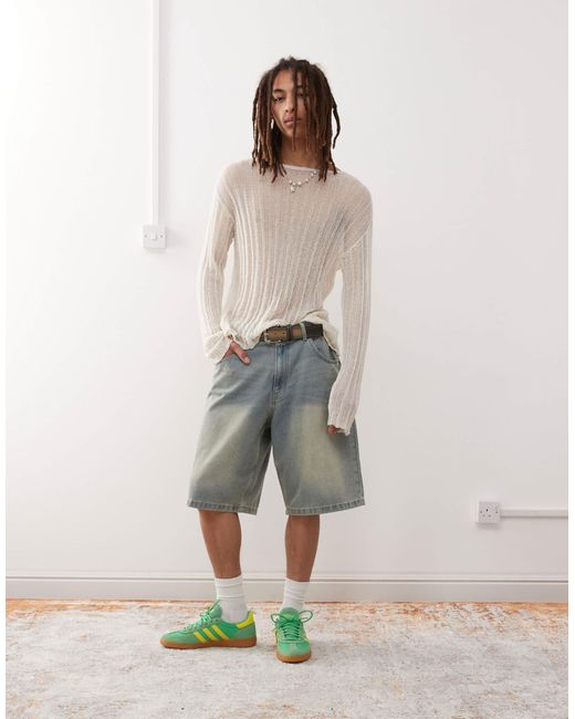 Collusion Natural Knitted Lightweight Jumper for men