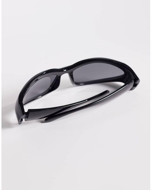 ASOS White Wrap Sunglasses for men