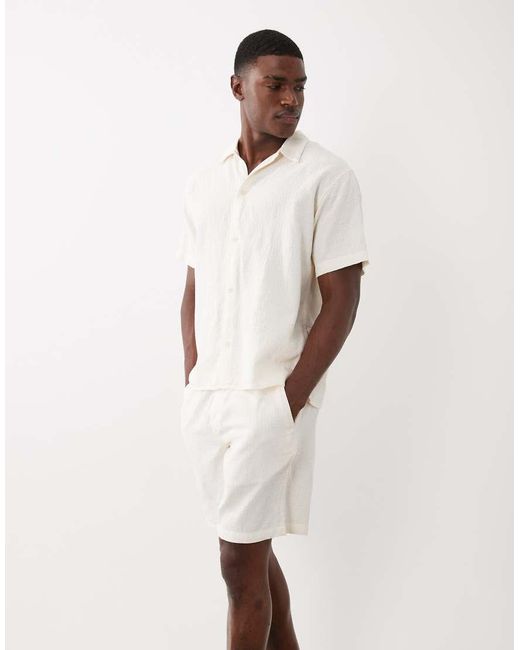 Jack & Jones Natural Textured Shorts for men