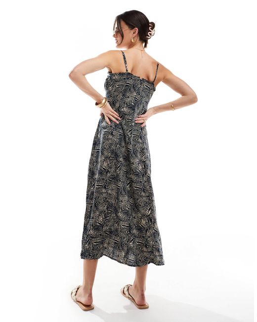 ONLY Blue Midi Strap Dress