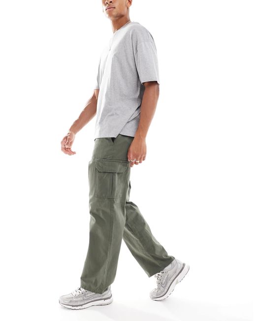 Pantalon cargo - kaki foncé New Look pour homme en coloris Green