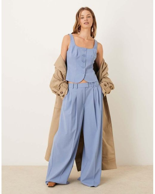 ASOS Blue Tailored Vest