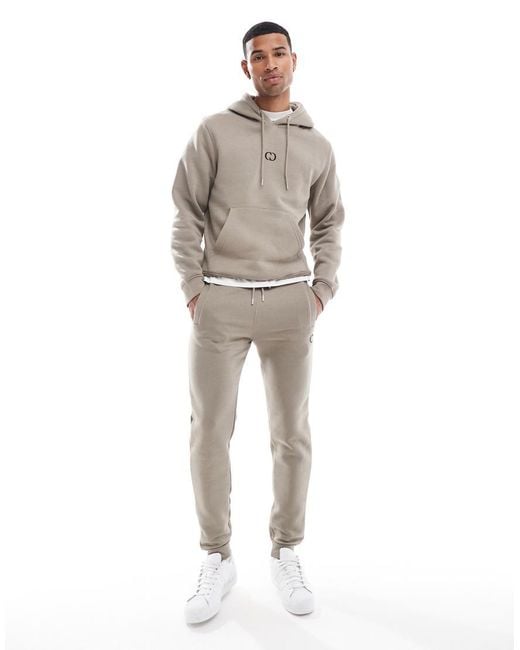 Criminal Damage Gray Logo Hoodie for men