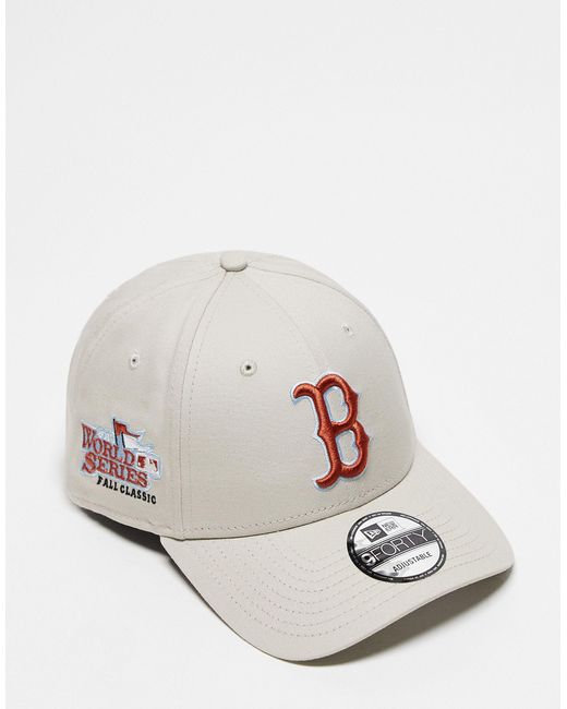 KTZ White Boston Red Sox 9forty Cap