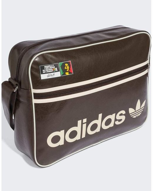 Adidas Originals Black Bob Marley Airliner Shoulder Bag
