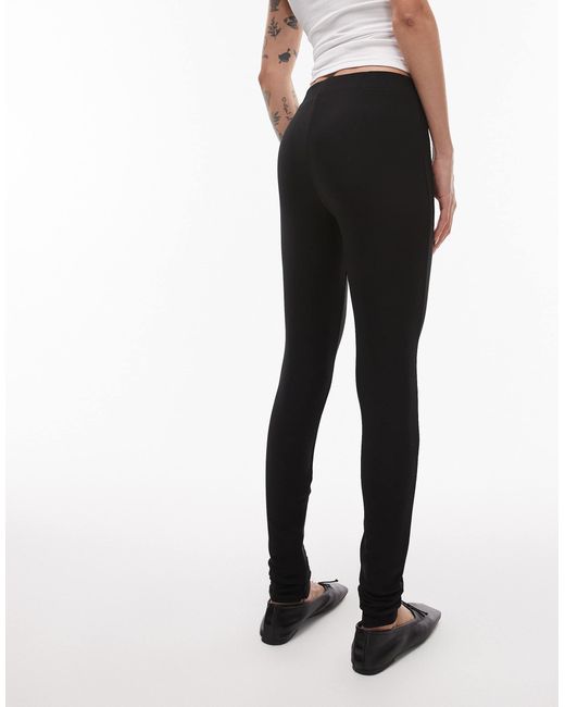 Mango White – e leggings mit reißverschluss