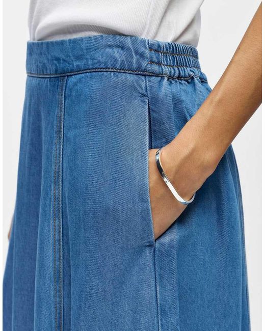 Object Blue Maxi Skirt