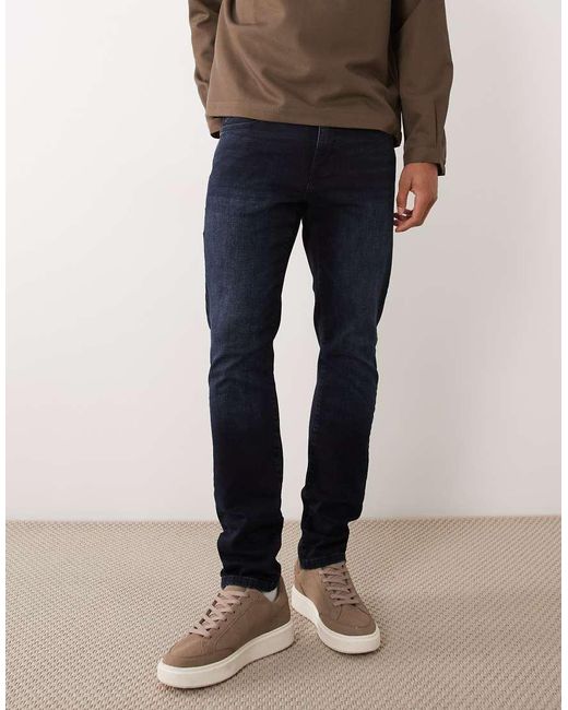 Only & Sons White Loom Slim Fit Jeans for men