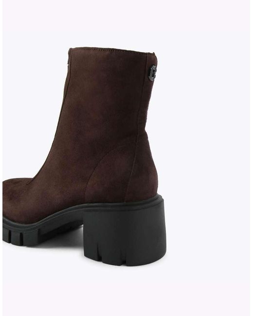 Carvela Kurt Geiger White Ignite Zip Mid Ankle Boots