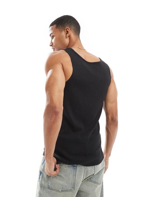 Levi's – mainline – 2er-pack gerippte trägertops in White für Herren