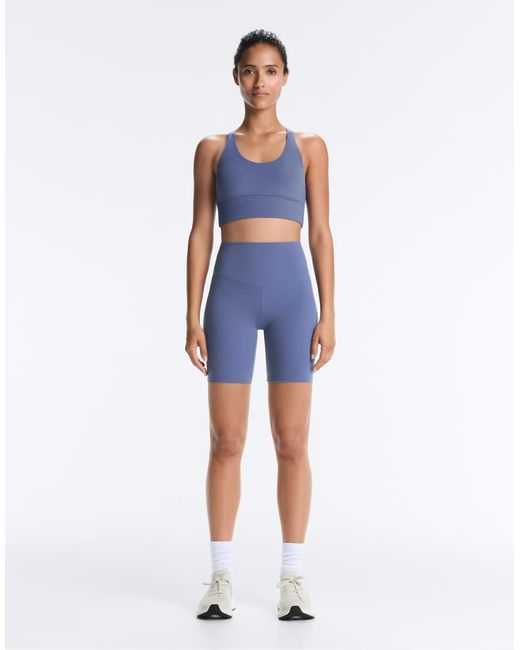 Oysho Blue Comfortlux High-Rise 20Cm Leggings
