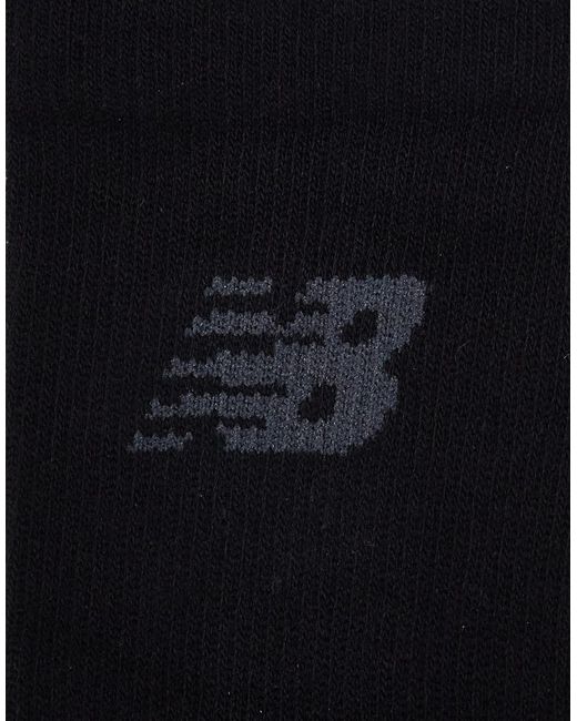 Pack De 6 Pares De Calcetines Deportivos Negros Performance De New Balance de color Black