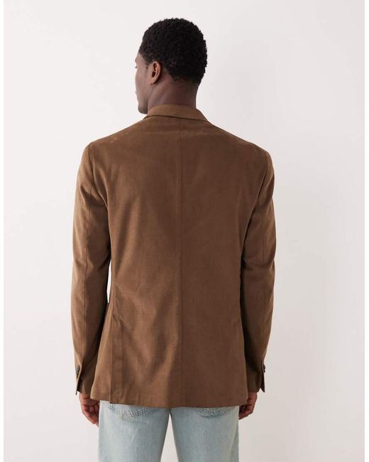 Mango Brown Premium Tailored Blazer for men