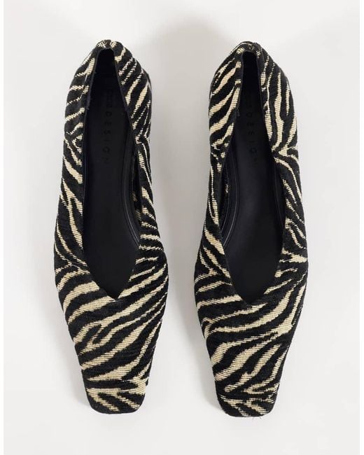 ASOS White Lemonade Chisel Toe Ballet Flats