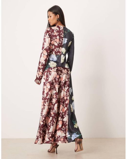 ASOS White Maxi Dress With Ruched Body