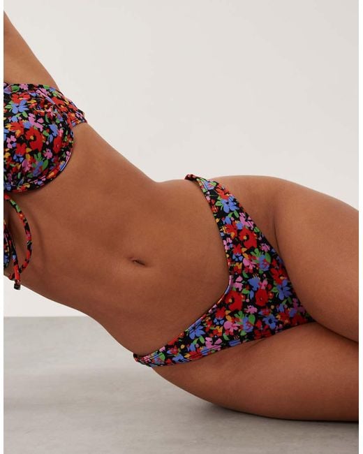 ASOS Red Jasmine Thong Bikini Bottom