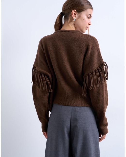 TOPSHOP Brown – strickpullover