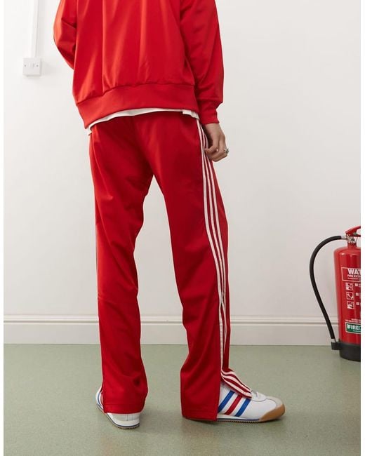 Adidas Originals Red Firebird Track Pants for men