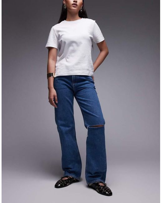 Calvin Klein Blue 90s Straight Jeans