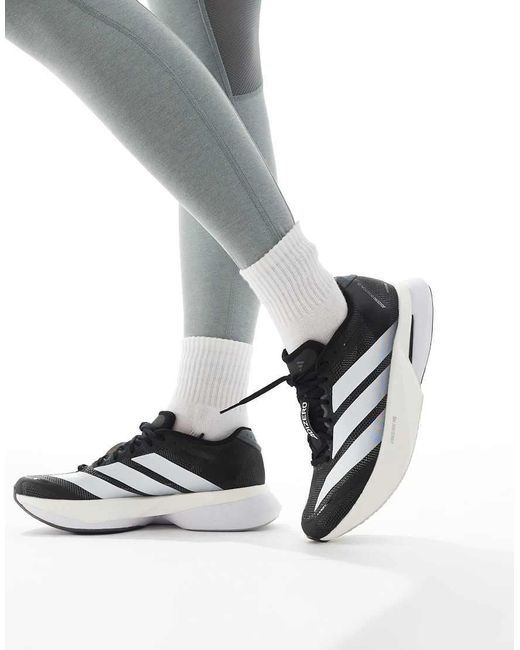 Adidas Originals White Adidas Running Adizero Boston 13 Eqt Shoes