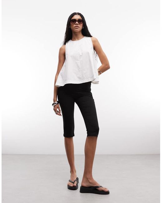 Collusion Black Tailored Capri