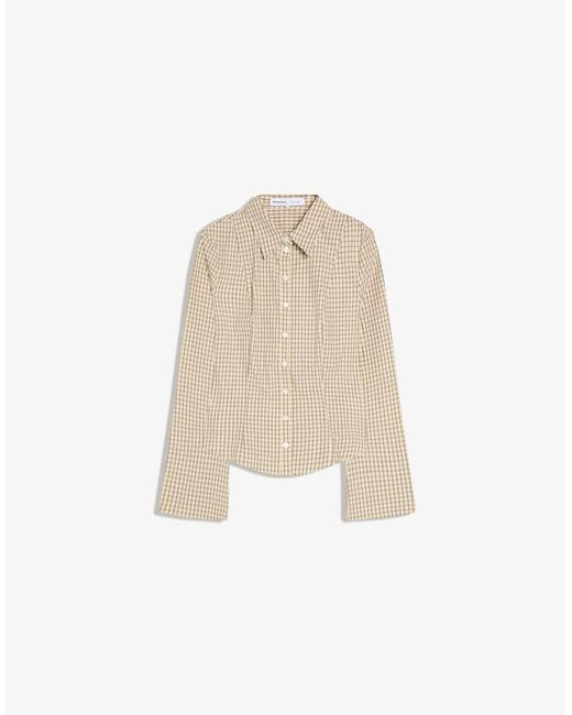 Bershka Black Tailored Shirt With Flared Sleeves