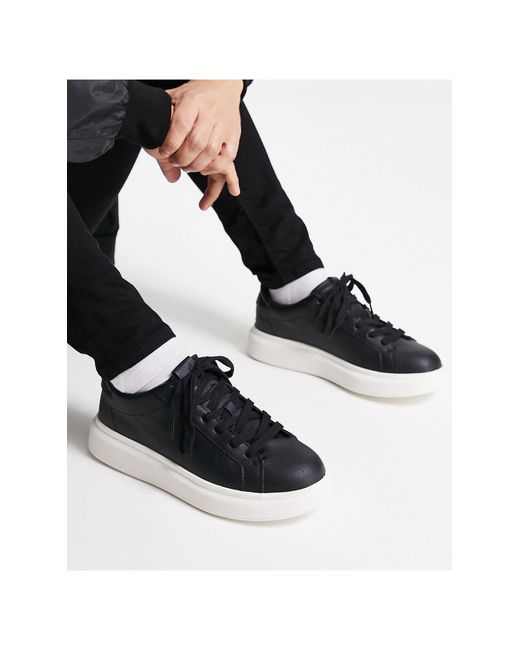 Pull&Bear Chunky Trainers in Black for Men | Lyst