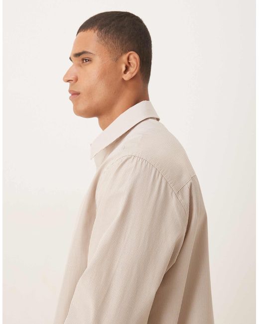 Chemise oversize avec imprimé sur le devant - blanc ASOS pour homme en coloris Natural