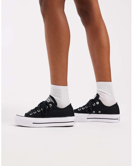 Converse White Chuck Taylor All Star Lift Ox Sneakers