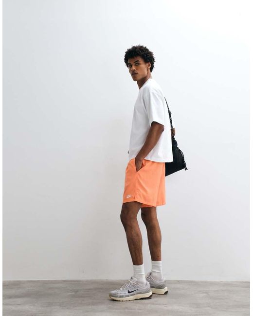 Nike White Club Woven Shorts for men