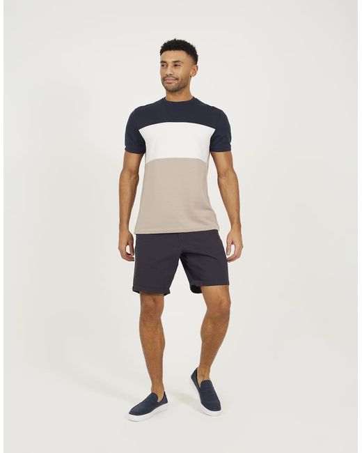 Brave Soul Blue Graphic T-Shirt for men