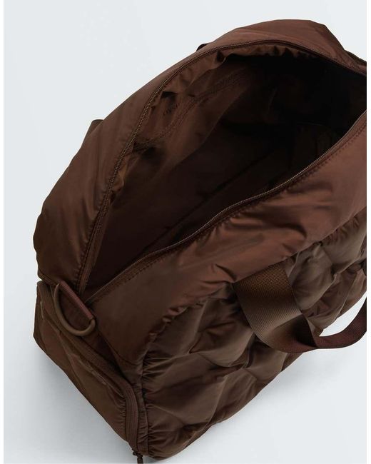 Oysho Brown Padded Technical Sports Bag