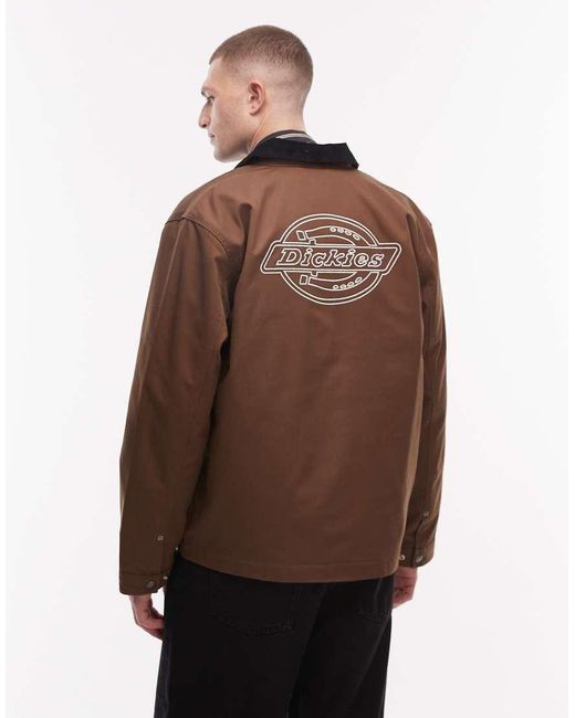 Dickies Brown Union Barn Jacket for men