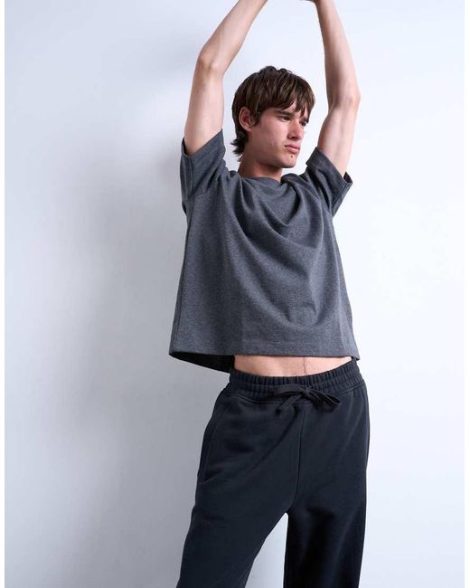 Topman White Heavyweight Straight Leg Sweatpants for men