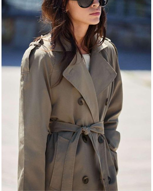 Trench Classico di Pull&Bear in Blue