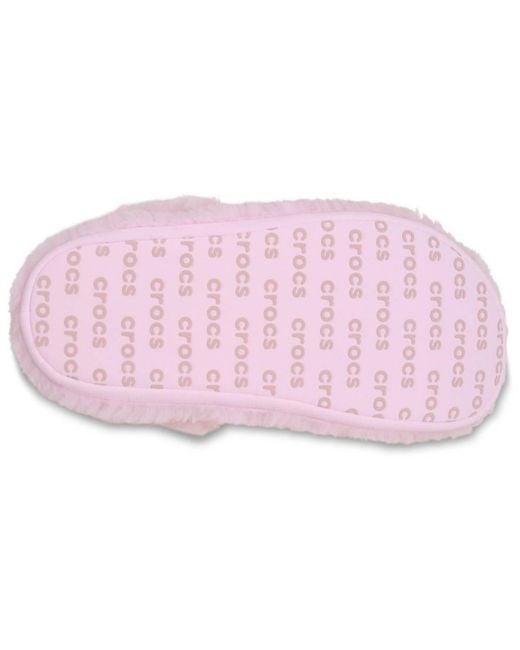 CROCSTM Pink Classic Cozzzy Slipper