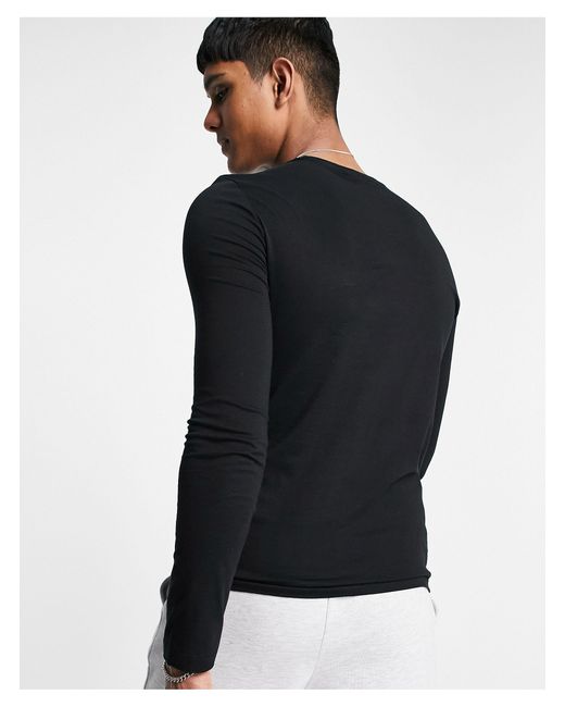 men's long sleeved armani top