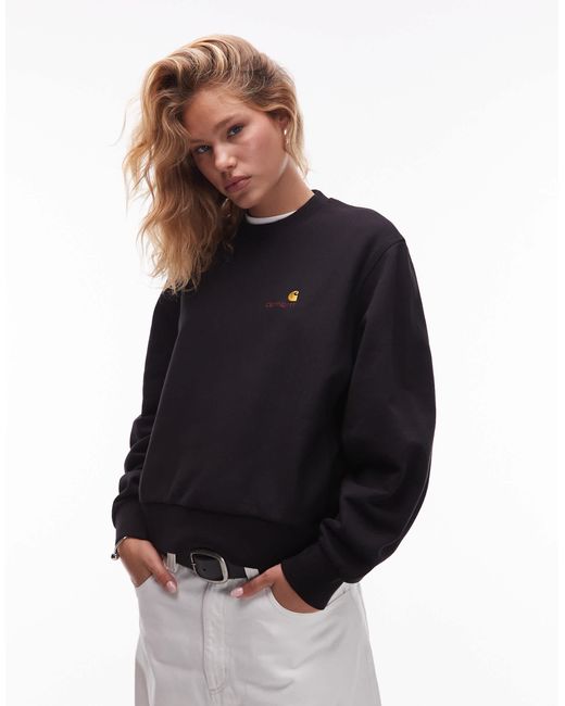 Carhartt Blue American Script Sweatshirt