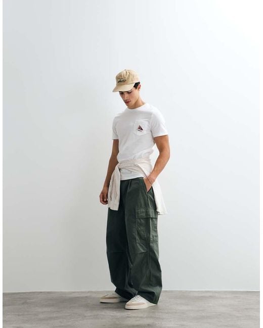 Polo Ralph Lauren White Bear Graphic Custom Slim Fit T-shirt for men