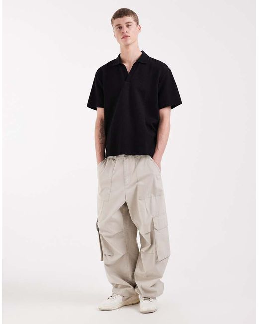 Wrangler Black Short Sleeve Sweater for men
