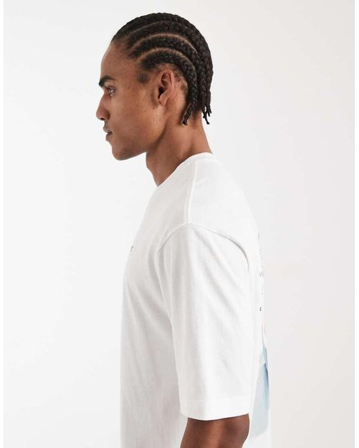 Nike White Graphic Back Print T-shirt for men