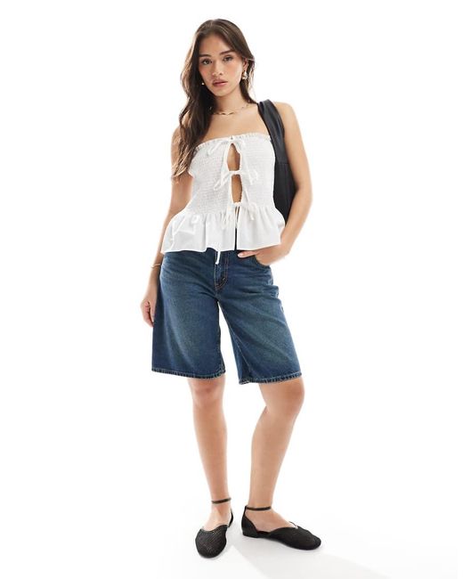 Levi's Blue baggy Dad Denim Jorts