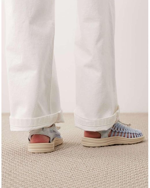 Keen Blue Uneek Canvas Sandals
