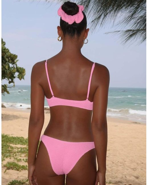 Moda Minx Pink Scrunch Underwire Top
