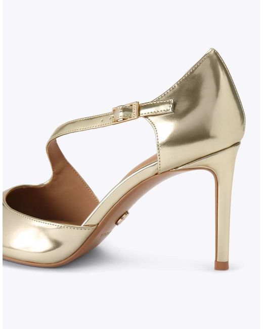 Carvela Kurt Geiger Metallic Lorita Court Heeled Shoes