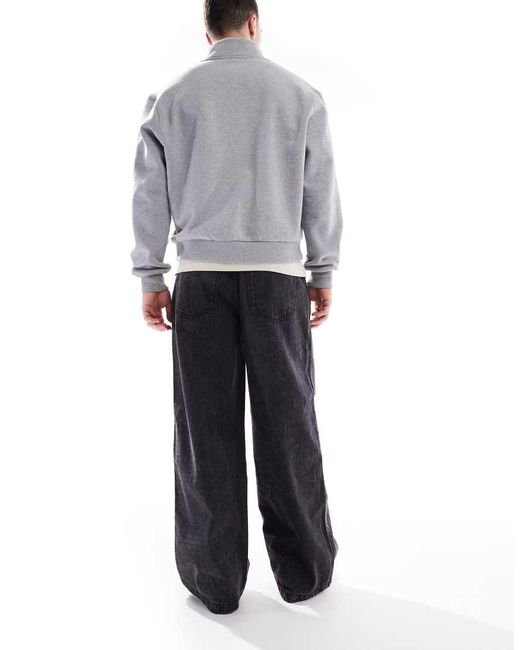 Another Influence Jeans Met Wijde Pijpen En Wassing in het Gray voor heren