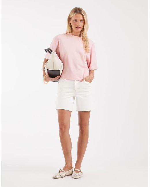 & Other Stories Pink Boxy T-Shirt