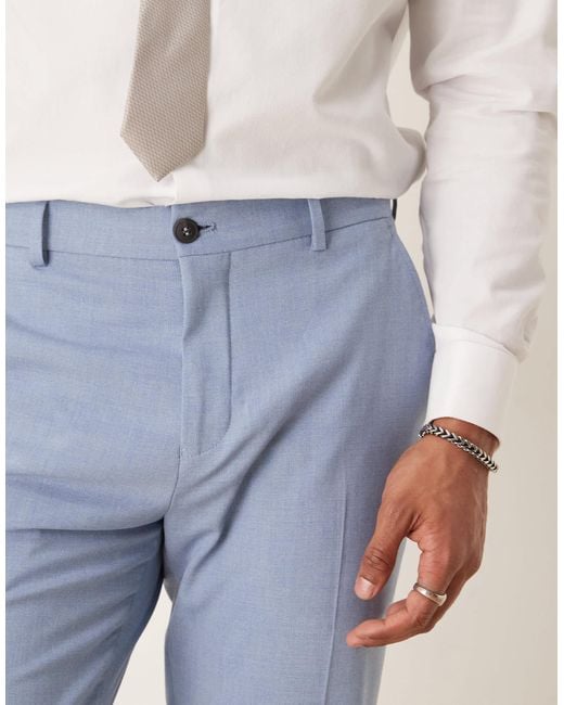 SELECTED Blue Liam Regular Fit Trouser for men