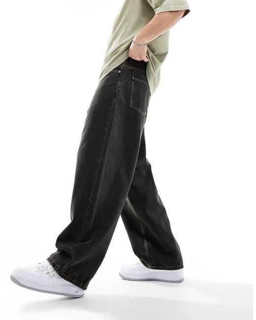 Dr. Denim White Kobe baggy Fit Jeans for men